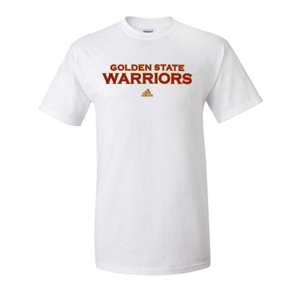 Golden State Warriors White Chinese New Year Pride Wordmark T-Shirt Large